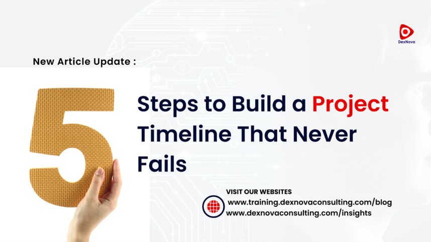 5 steps to build a project timeline that never fails